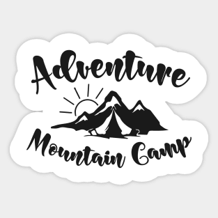 Adventure Mountain Camp Sticker